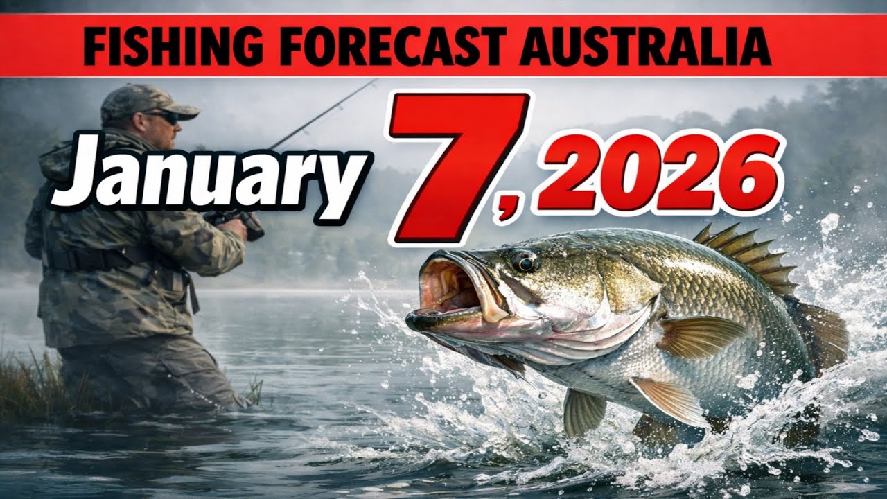 FISHING FORECAST in Australia for 7 January 2026 Drop Everything and Go Fishing!