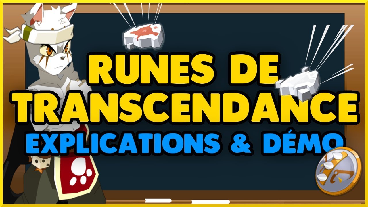 RUNES DE TRANSCENDANCE : Leur fonctionnement + Utilisation (BRISAGE PA) - DOFUS