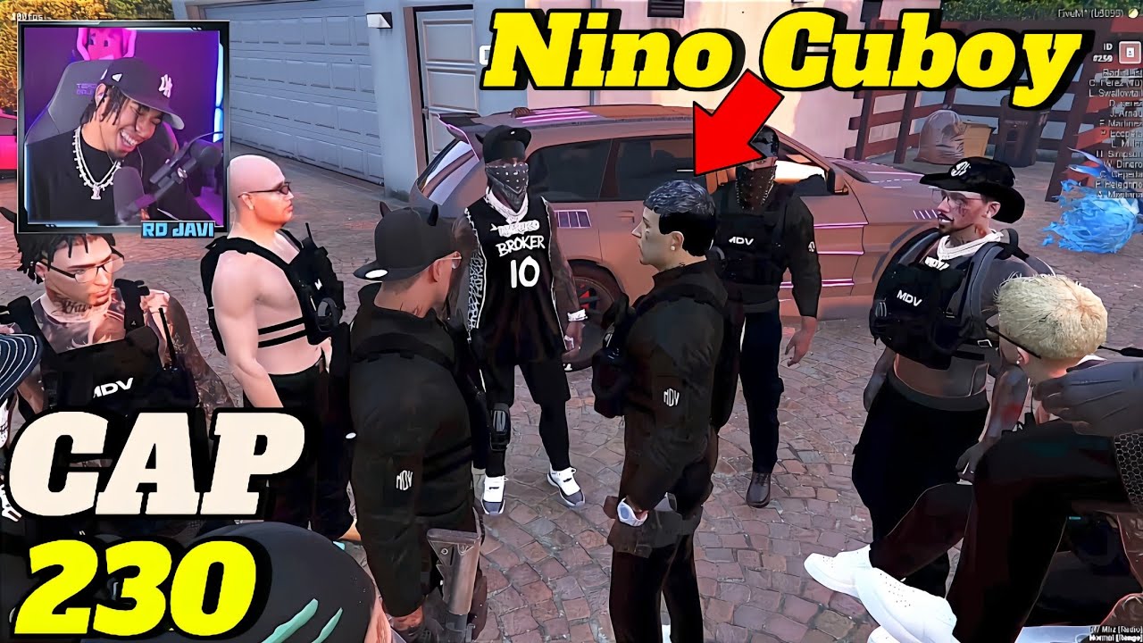 RDjavi: Nino Cuboy Es Atrapado Robando En La Casa MDV | GTA RP