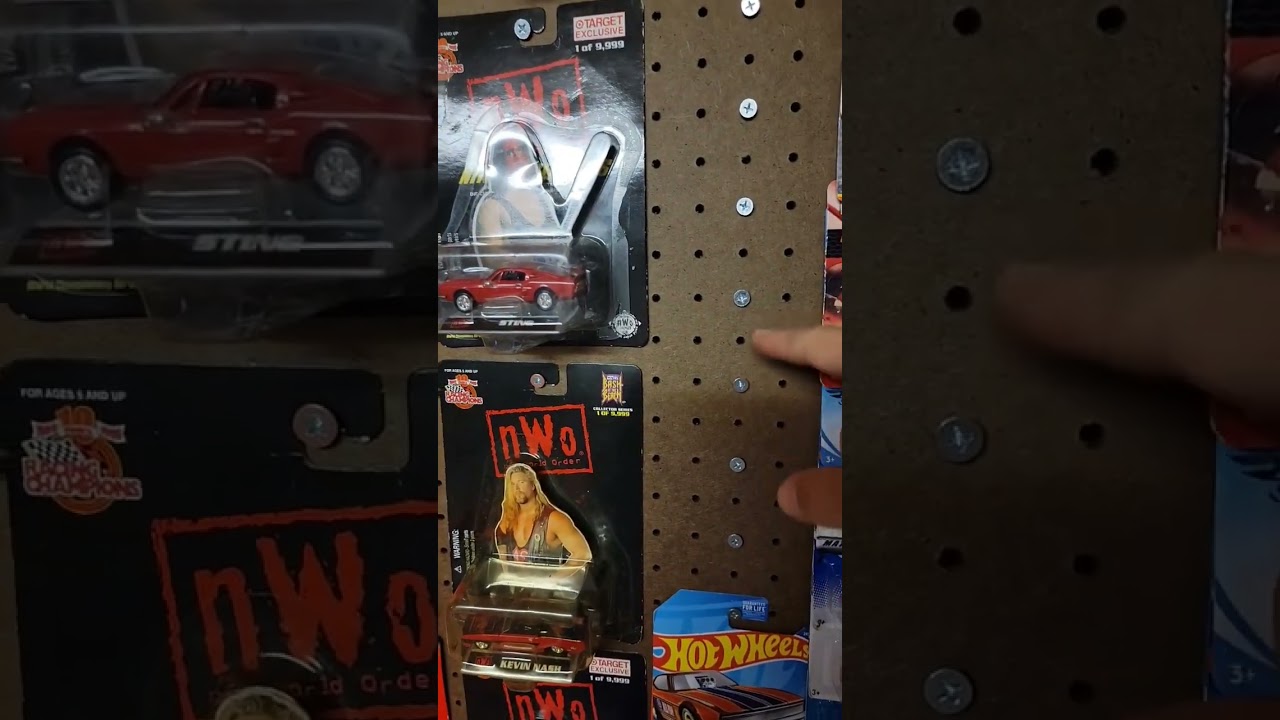 How to display your Hot Wheels on pegboard