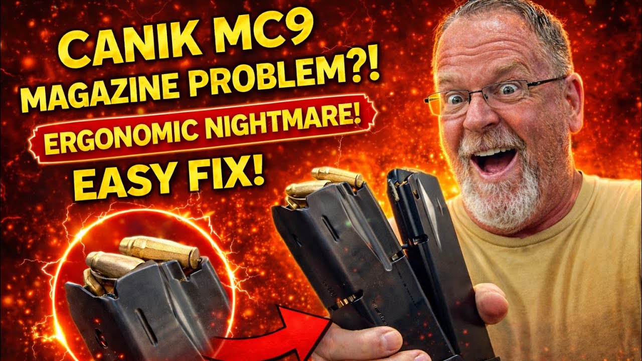 The Problem with the Canik MC9 Magazine - Simple Fix