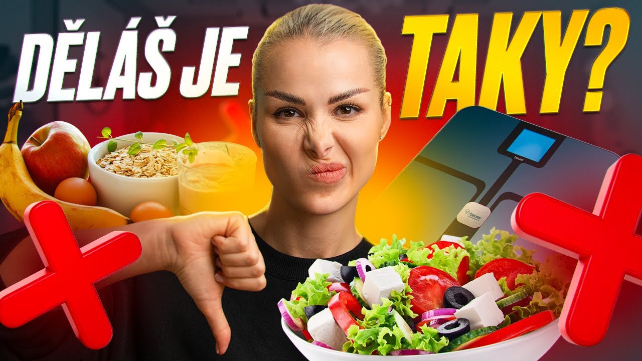 10 Chyb v jídelníčku: proč nehubneš, i když jíš zdravě