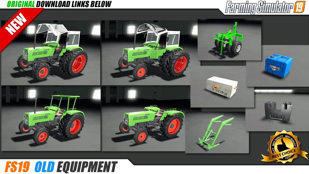 FS19 | Old Equipment Mods (2019-10-12/1) - review