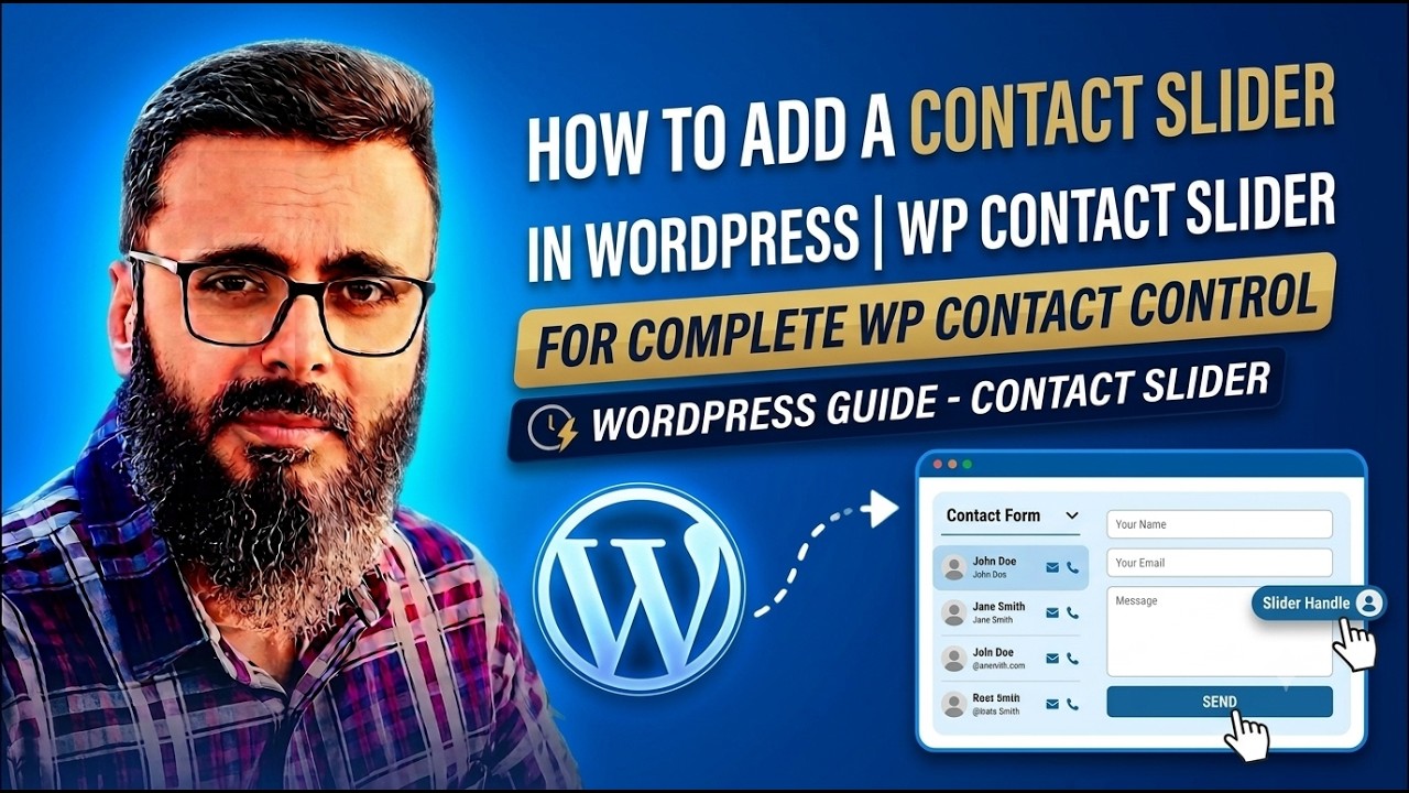 How to Add a Contact Slider in WordPress | WP Contact Slider