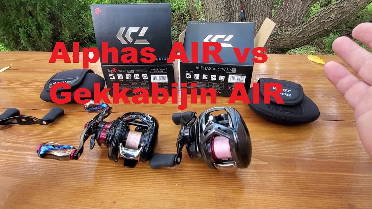 Daiwa Alphas AIR TW vs Daiwa Gekkabijin AIR TW. Сравнение и обзор.