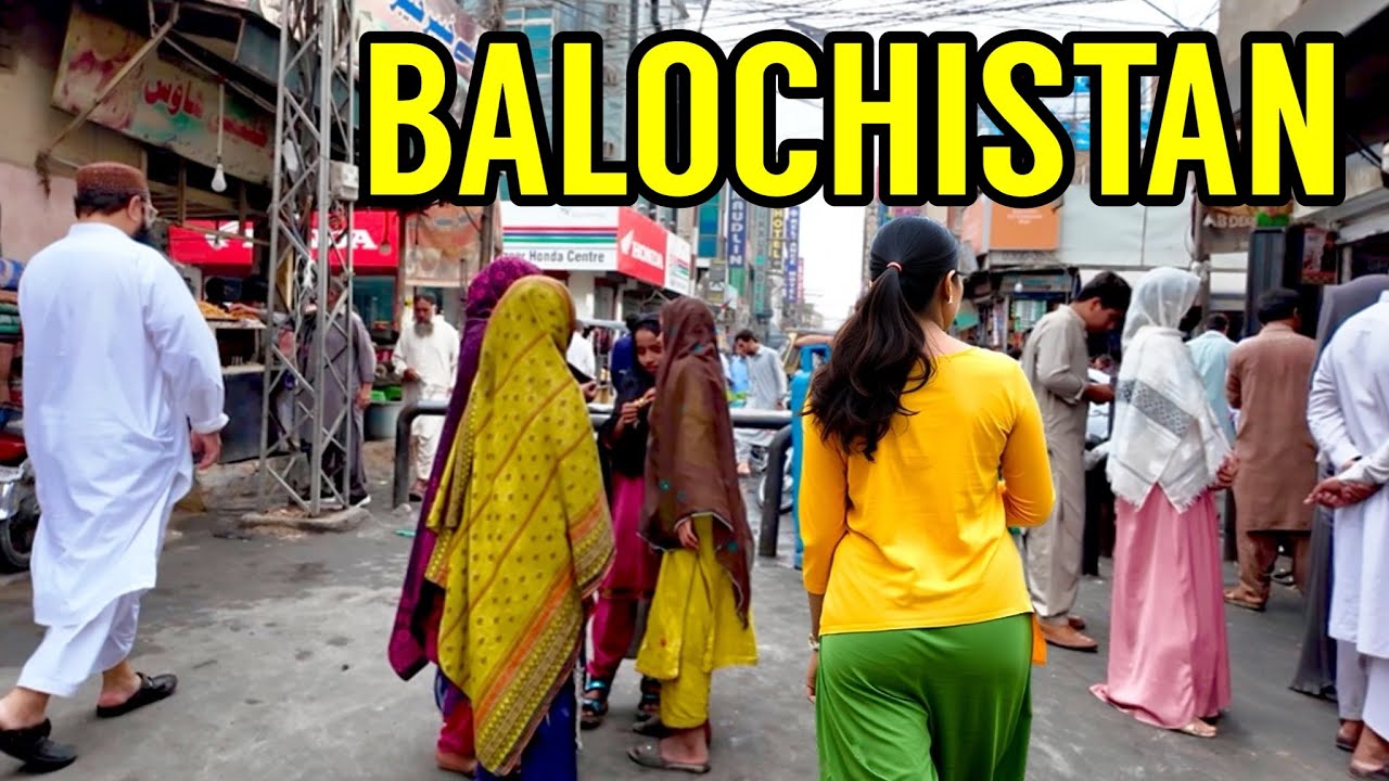 🇵🇰 Discovering the Secrets of Balochistan Bazaar Backstreets | 4K Walkthrough 2025