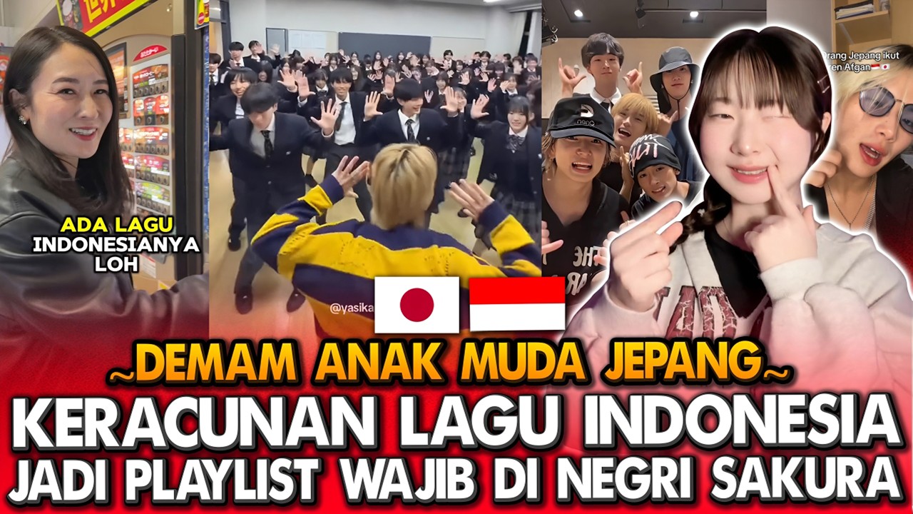HEBOH DI JEPANG‼️LAGU INDONESIA MENCENGKERAM ANAK MUDA NEGRI SAKURA!