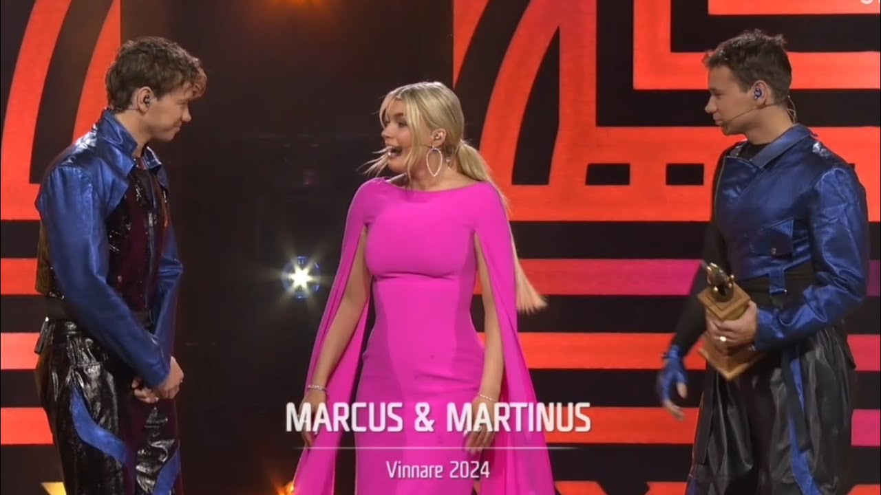 The arrival of Marcus and Martinus on melodifestivalen
