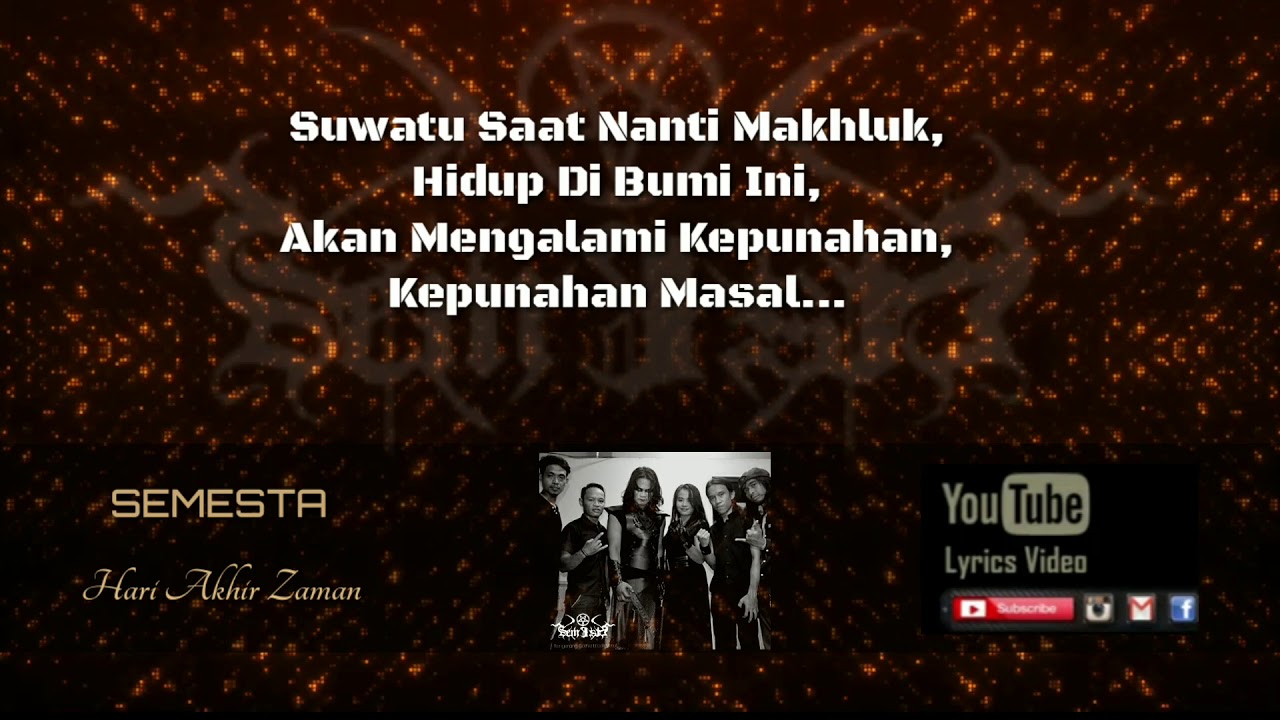 SEMESTA-Hari Akhir Zaman (Official Lyric Video)
