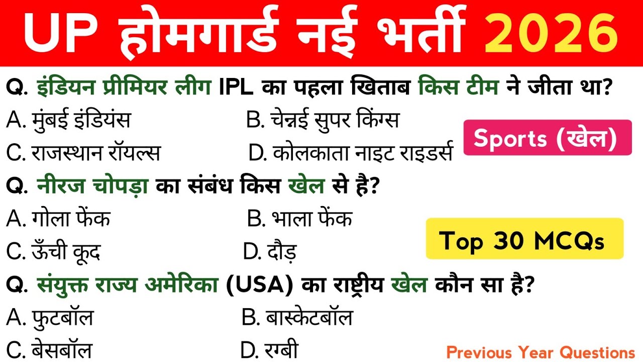 UP HOME GUARD 2026 | UP GK TOP 30 QUESTIONS | UP GK GS PREVIOUS YEAR QUESTIONS PAPER | AMAN GK GS