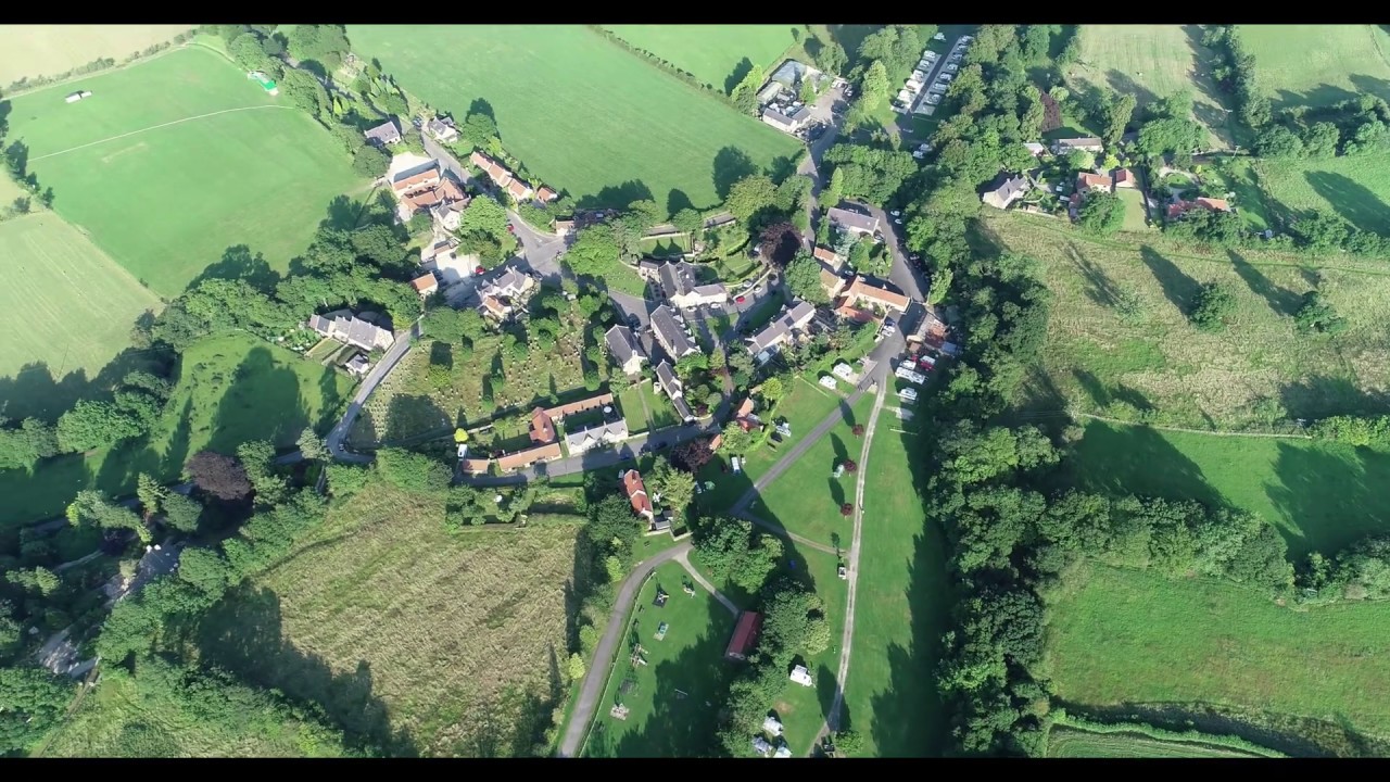 Rosedale Abbey & Ironstone Kilns  By Air