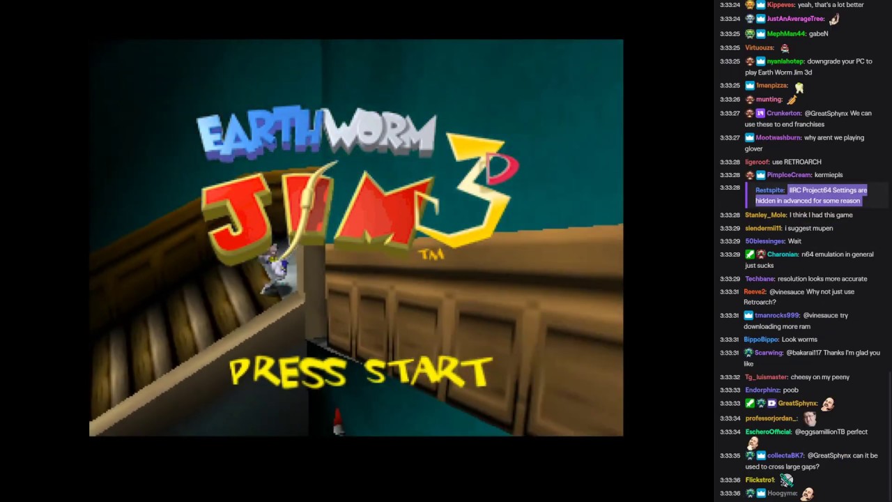 [Vinesauce] Vinny [Chat Replay] - Awful Nintendo 64 Games