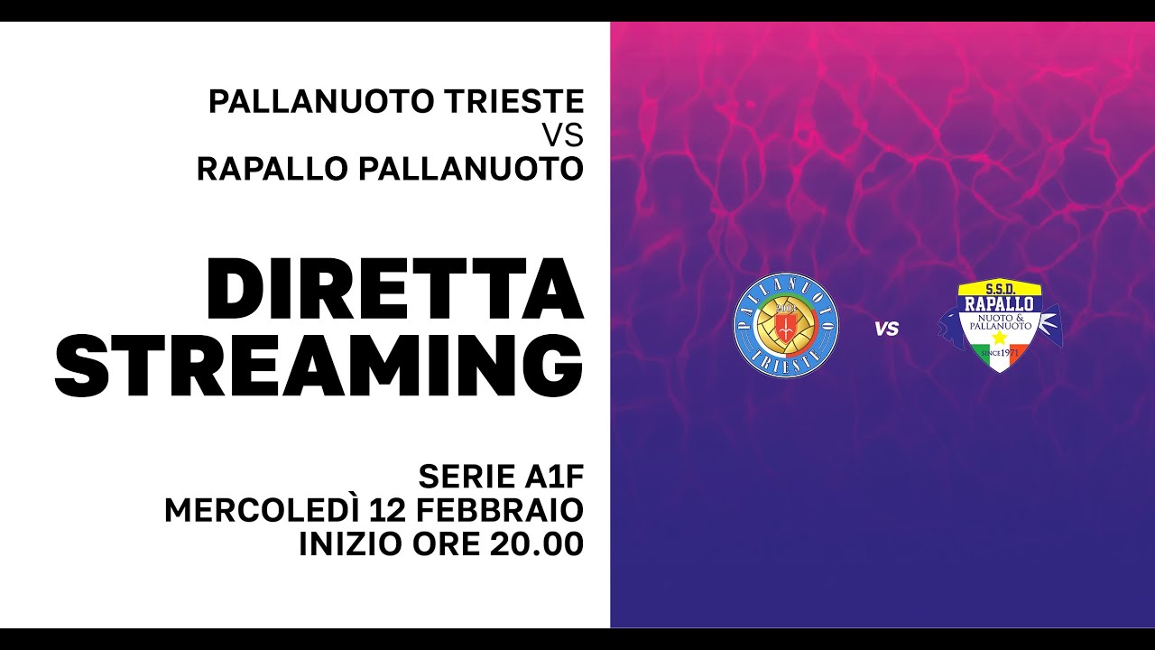 A1F Pallanuoto Trieste Vs Rapallo Nuoto