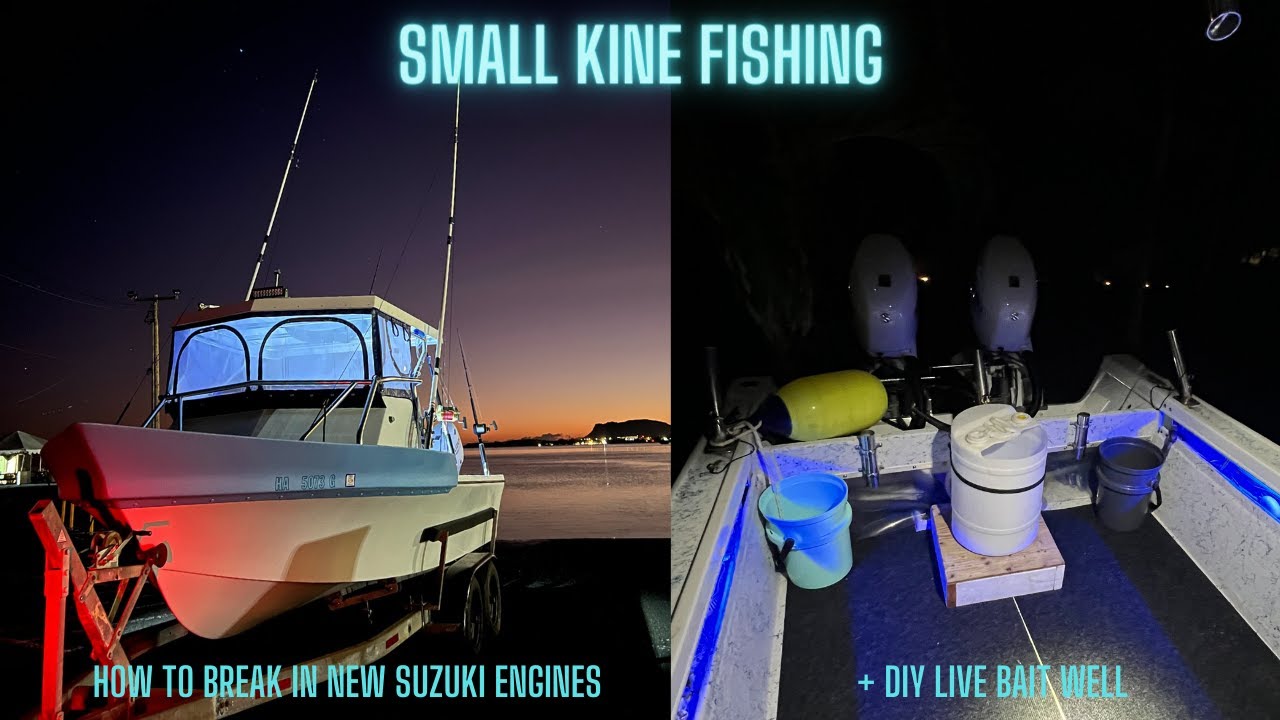 HOW TO Break In New Suzuki Outboard Engines + Installing Hydrofoils + DIY Live Bait Well
