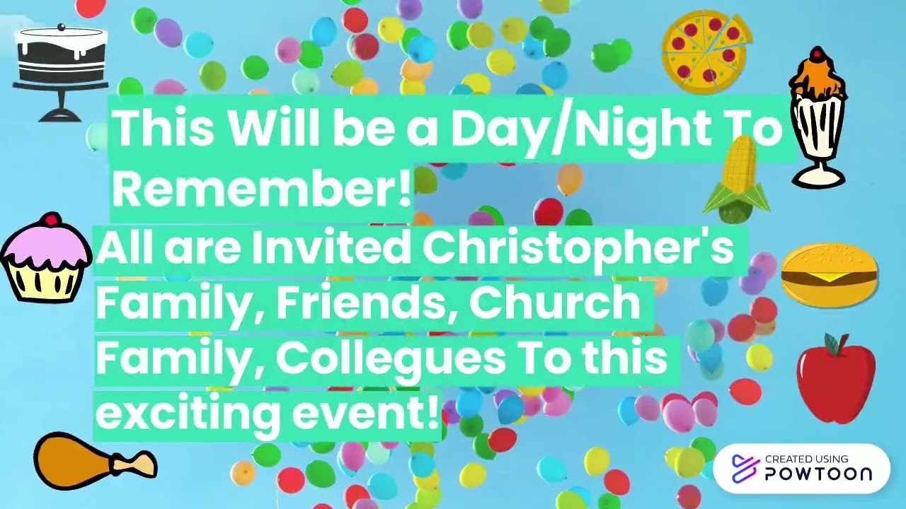 GEN102 Tech Forum: Christopher's Mansion House Party Invitation