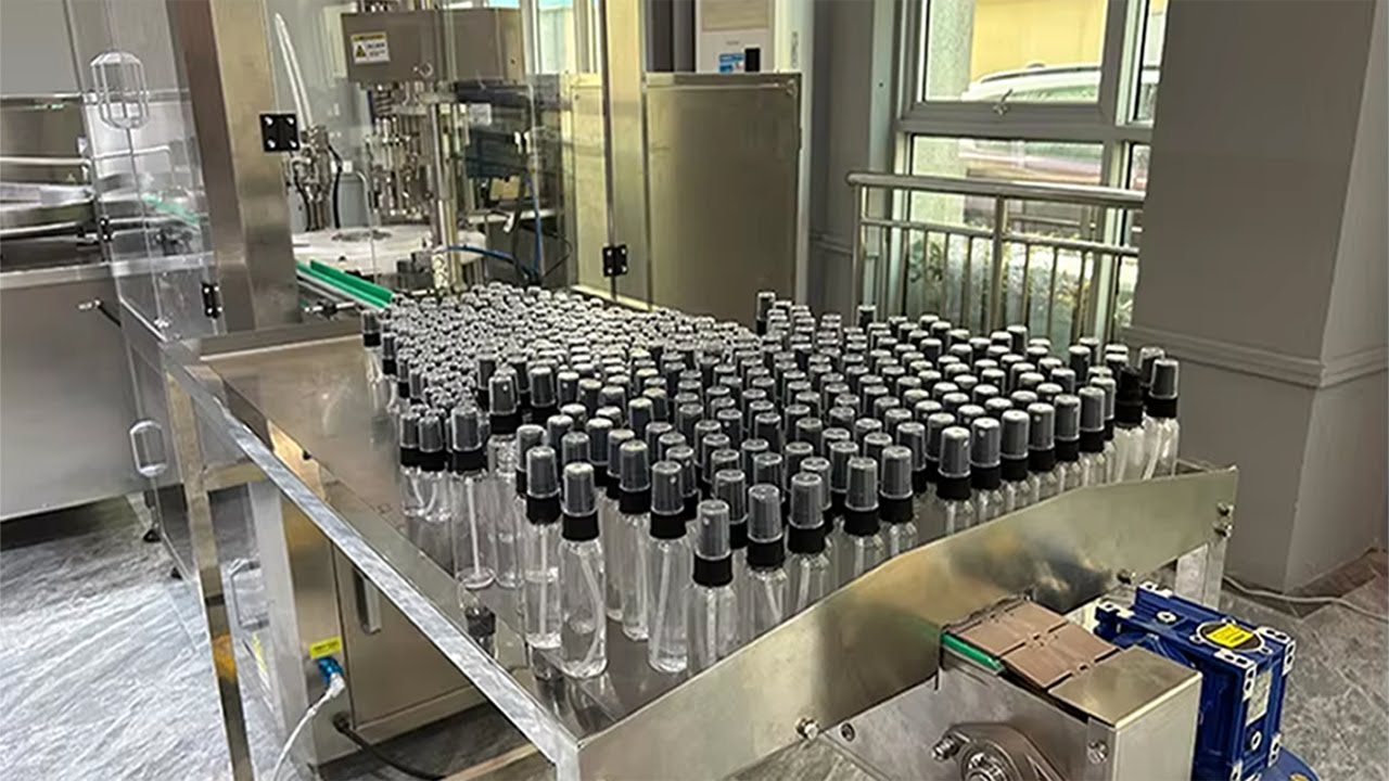 100bpm Eye Drop Filler Capper,Automatic 10ml -120ml Chubby Gorilla Bottle Oil Liquid Filling Line