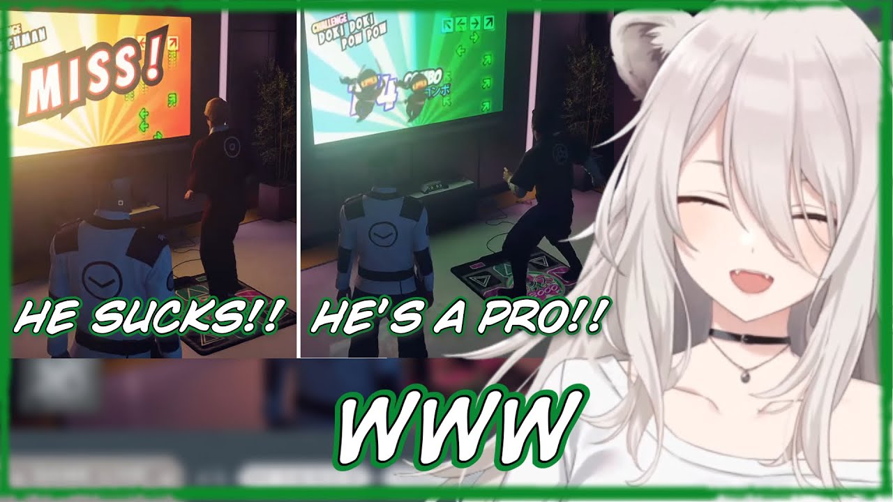 Botan Reacting To The Dance Dance Revolution Easter Egg In Hitman【Shishiro Botan】