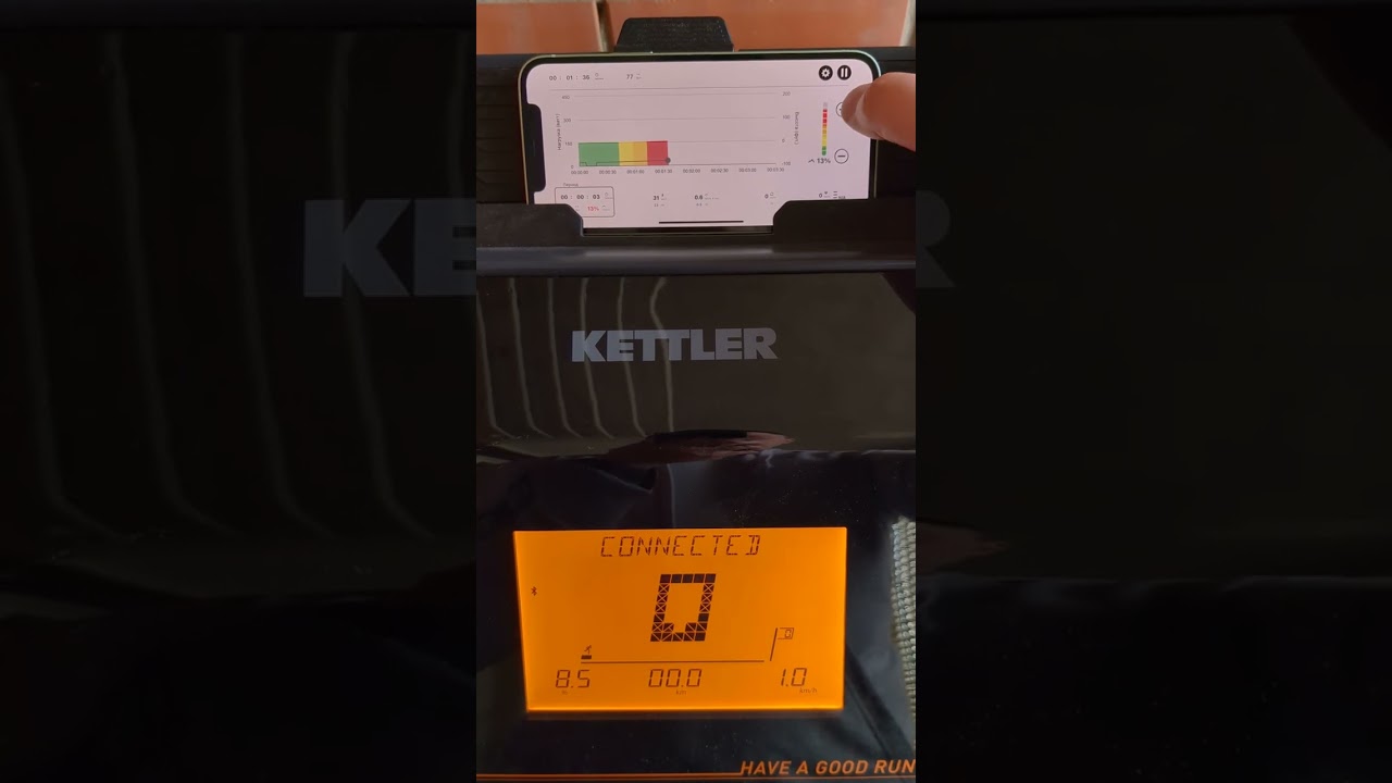 kettler track s4 with kinomap app