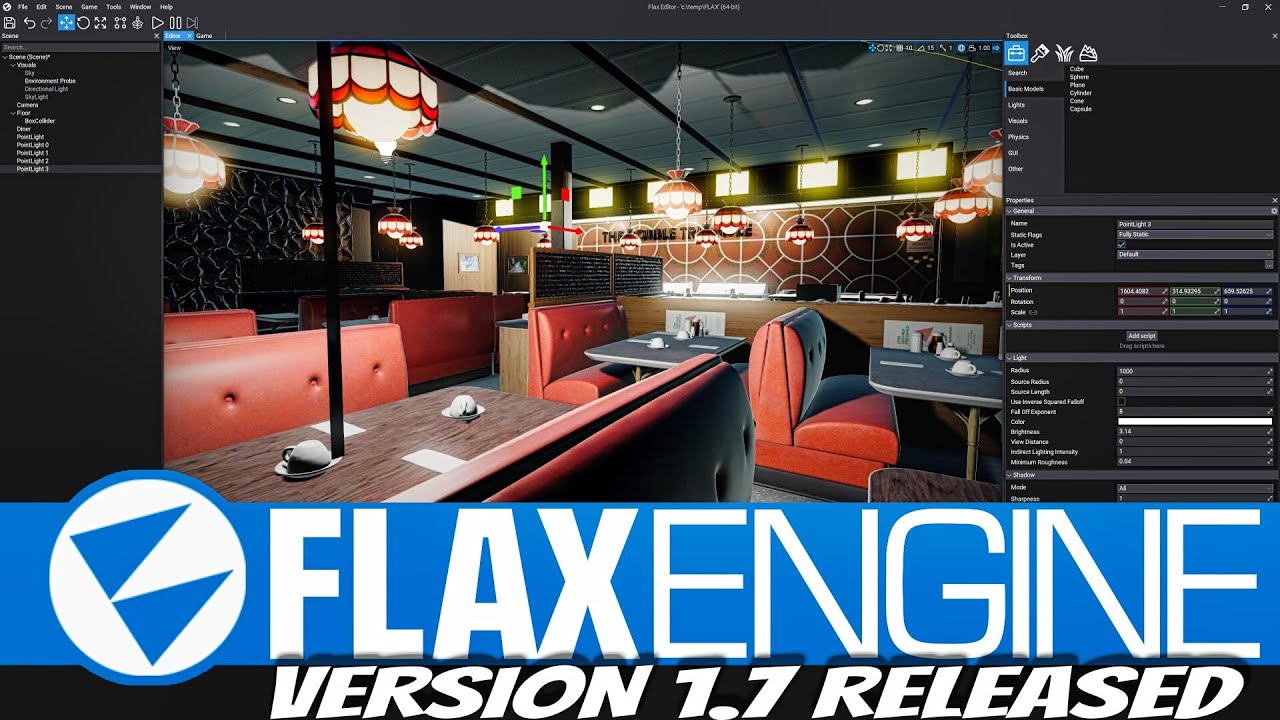 Flax Engine 1.7 -- With MASSIVELY Improved Licensing!
