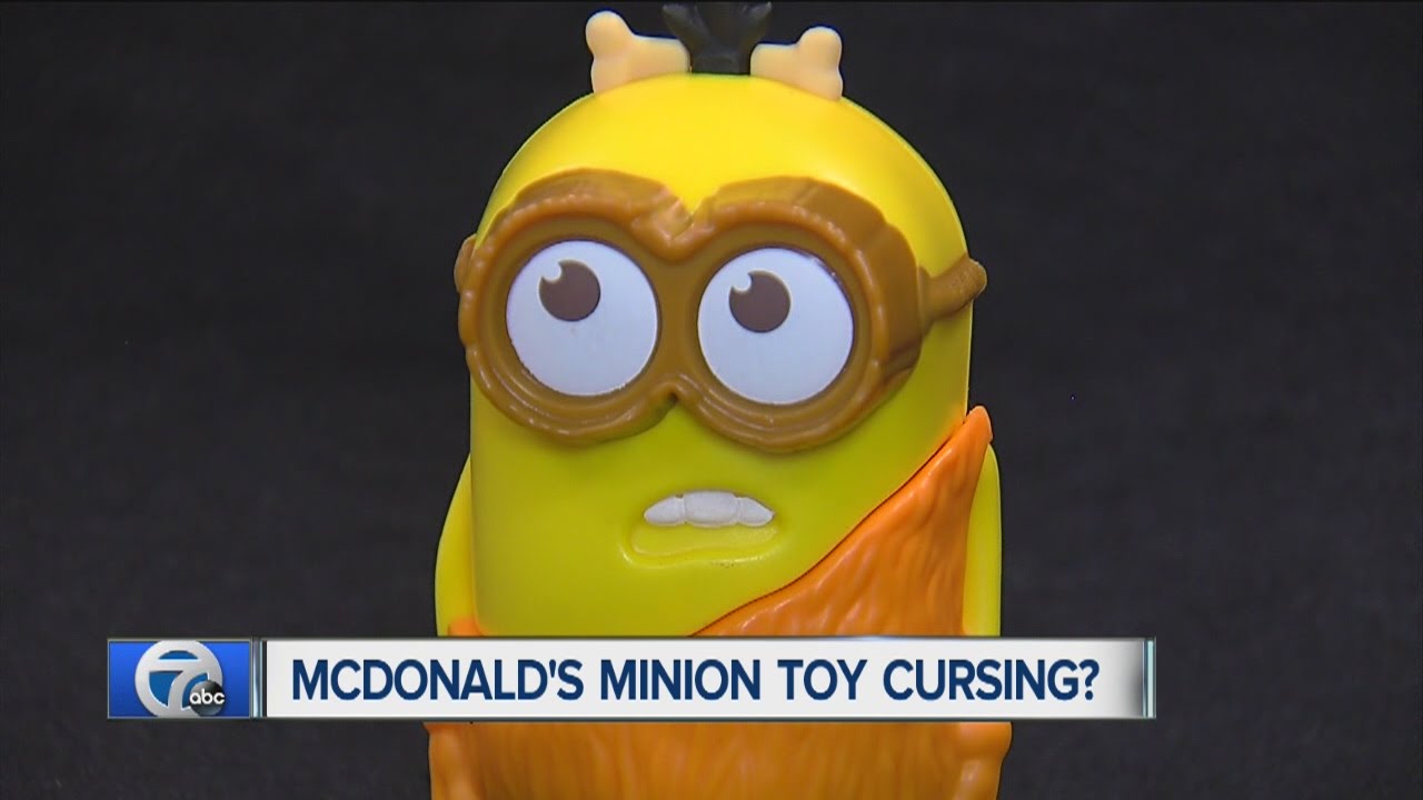 McDonald's Minion toy cursing