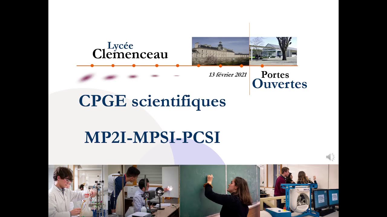 Diaporama Présentation de la filière Scientifique -Lycée Clemenceau - Nantes