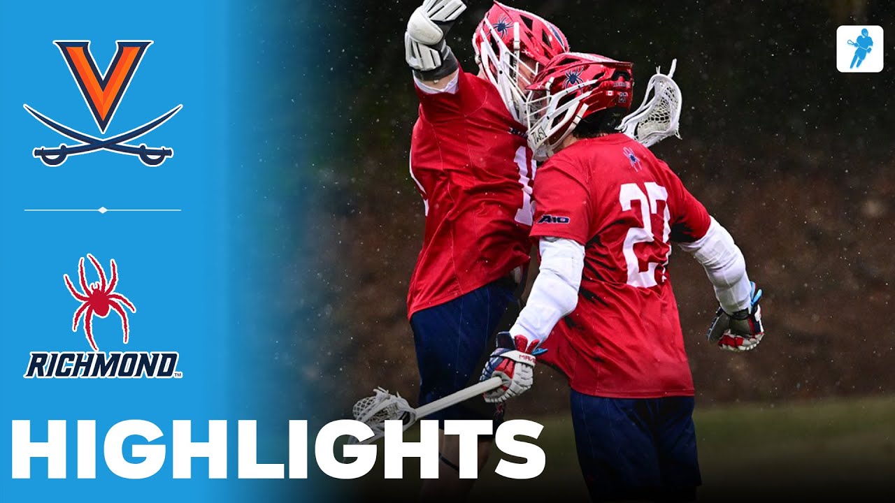 Virginia vs Richmond | NCAA College Lacrosse | Highlights - February 15, 2025