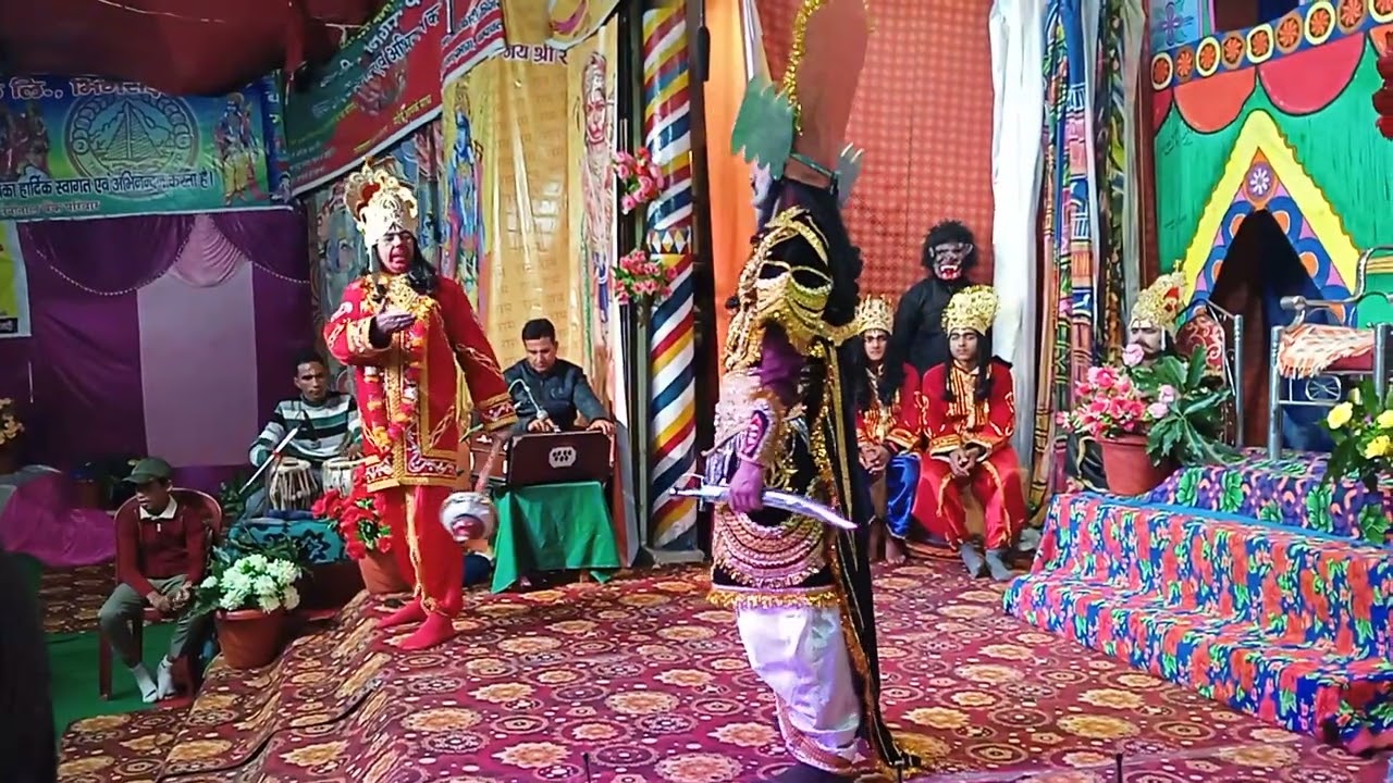 अंगद रावण संवाद नवम दिवस bhingrara ramlila 2022