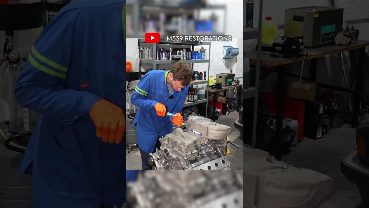 BMW M3 V8 Engine Build in 1 Minute #shorts