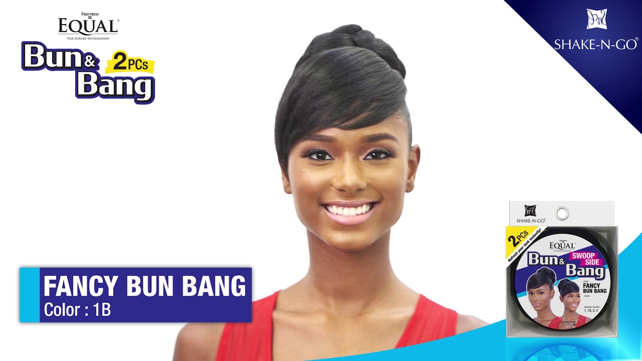 Freetress Equal BUN & BANG 2PCS - FANCY BUN BANG