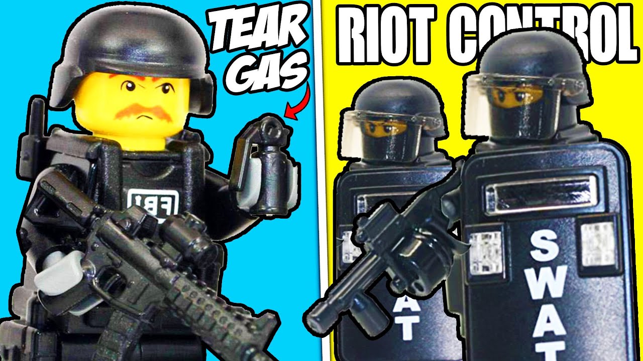 Я построил блок управления спецназом LEGO SWAT RIOT...