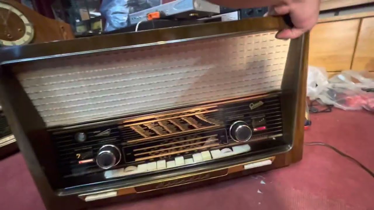 Đ&agrave;i Radio cổ Đức graetz 1956 🥰 ĐGL🤝