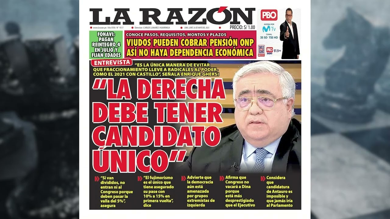 Rey con Barba - MAY 25 - 3/3 - ELECCIONES 2026: TODOS ESTAMOS EN LA CALLE | Willax