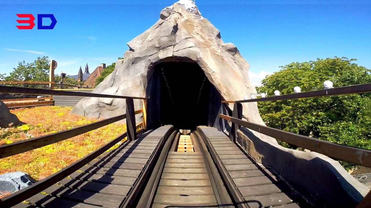 Rutschebanen 3D front seat on-ride HD POV Tivoli Gardens
