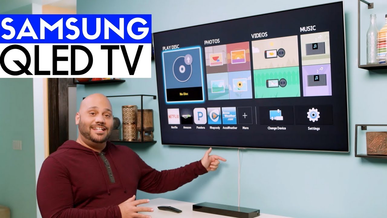 Samsung QLED Q7F 4K HDR TV Unboxing, Setup, Wall Mount! - QN55Q7F!