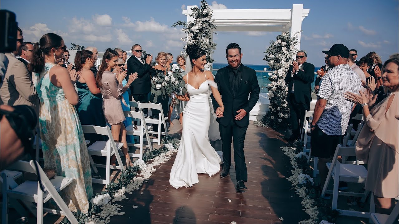 Elegant Wedding Day at The Fives Playa del Carmen | Luxury Beach Wedding Photography & Videography