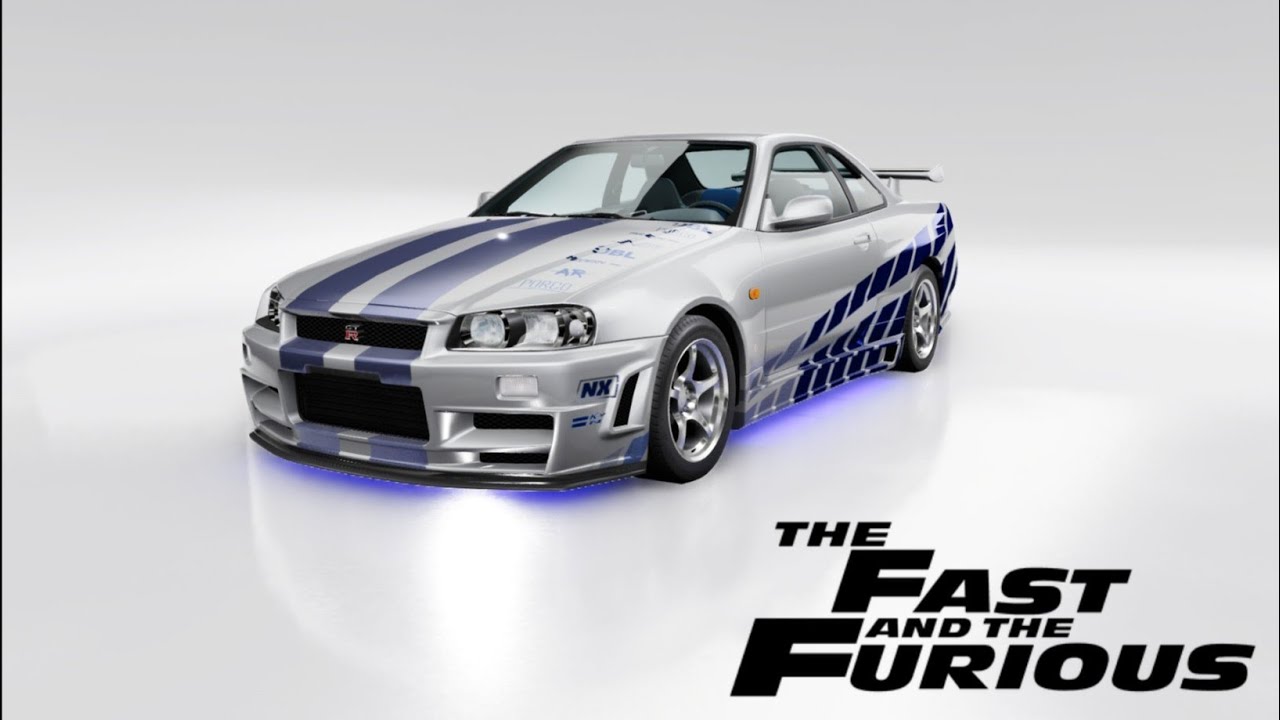 F&F2 NISSAN SKYLINE GTR R34 BUILD  (THE CREW MOTORFEST🏁)