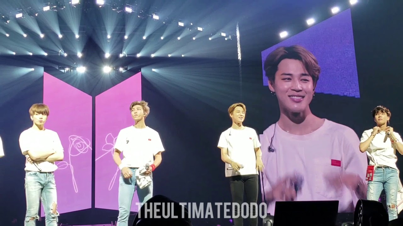 180928 Final Ment @ BTS 방탄소년단 Love Yourself Tour in Newark Fancam 직캠
