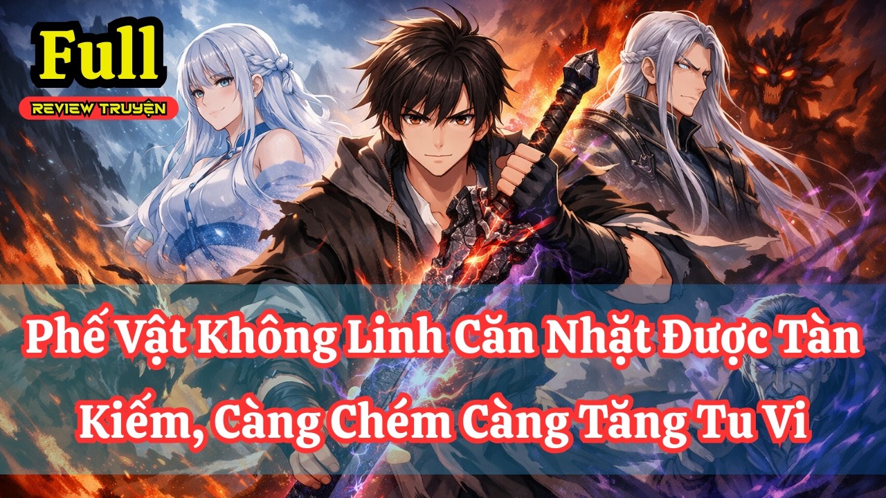 Càng Chém Càng Mạnh! Thiếu Niên Không Linh Căn Dùng Tàn Kiếm Bước Lên Đỉnh Cao Tu Tiên | Full