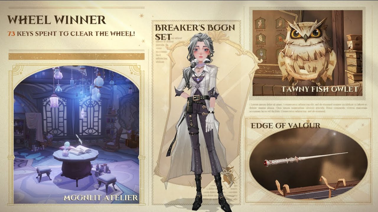 Aug 2025 Mysterious Wheel - Breaker's Boon Set : Harry Potter Magic Awakened