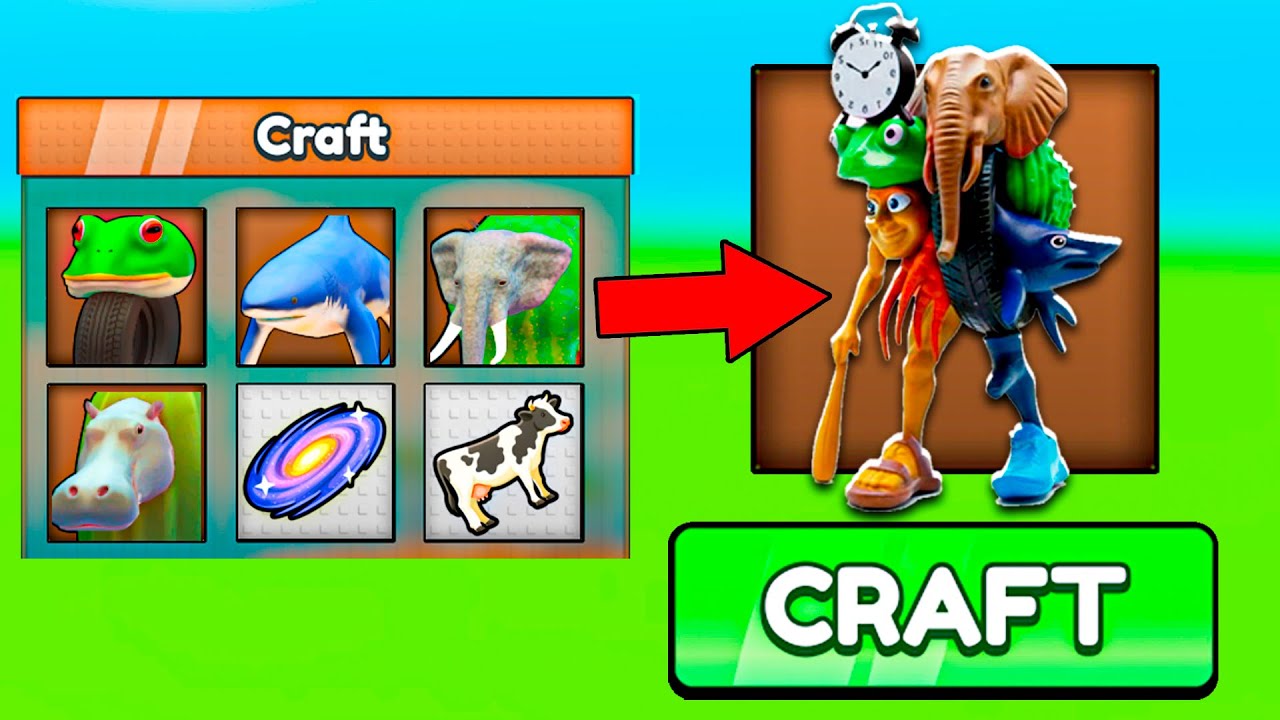 ESSA É A FORMA MAIS FÁCIL DE FAZER TODOS OS CRAFTS!! (CRAFT A BRAINROT)