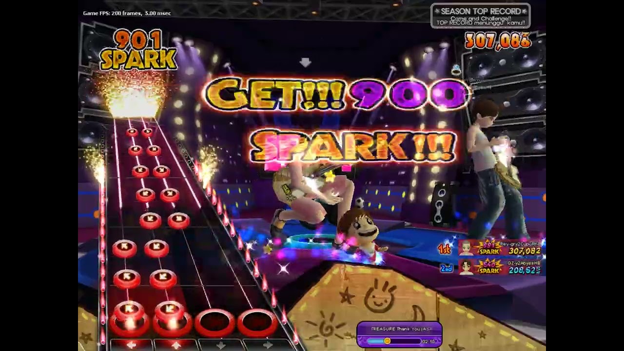 The Fiery Concert - TREASURE - Thank You (ASAHI X HARUTO Unit) (Lv 4 Crazy) + Flame Out