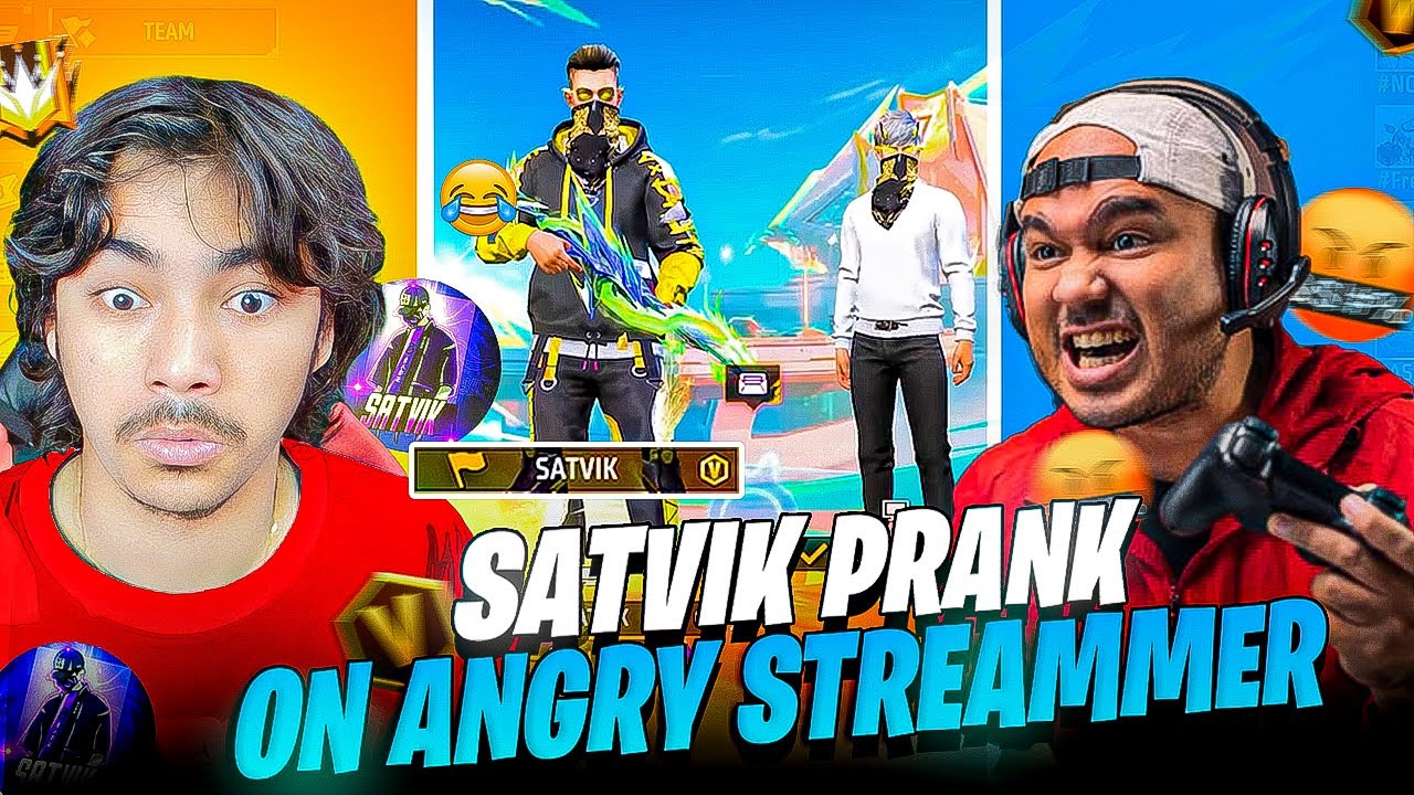 Laka Gamer & Satvik prank on Angry streamer😱 आज होगा मजा🤣