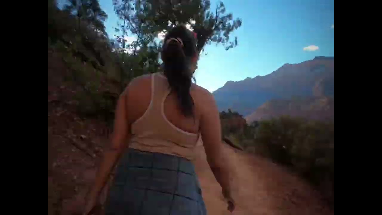Afternoon hike on Watchman Trail, Zion, Utah 