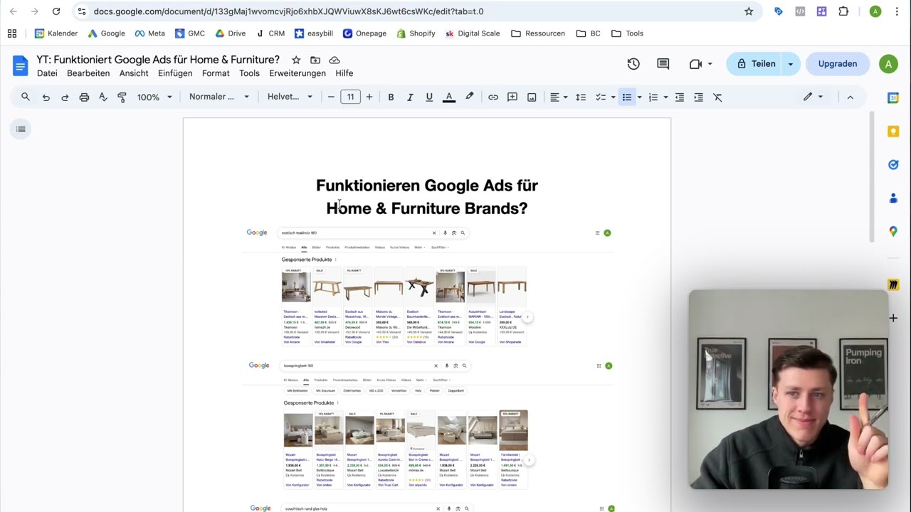 Funktionieren Google Ads für Home & Furniture Brands?