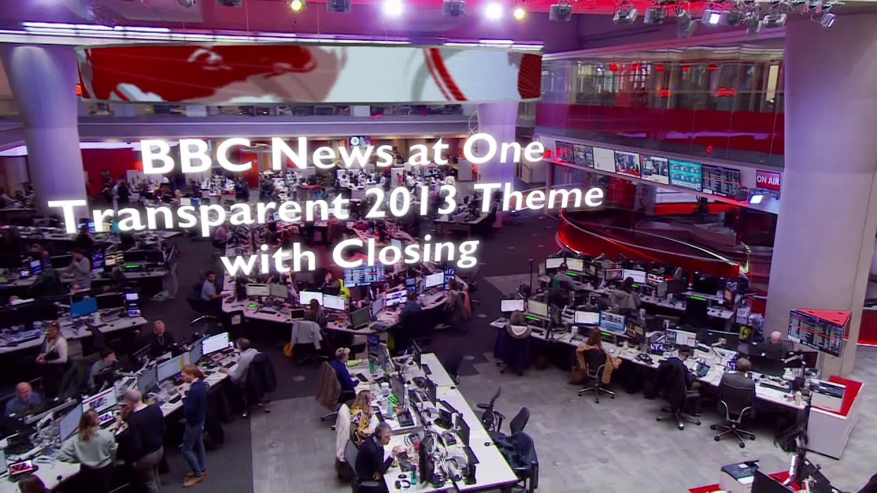BBC News at One Transparent Theme 2013 with Closing