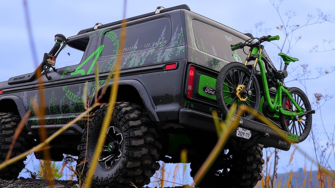 Scale TRX-4 Bronco 79 Mountain BIKE édition - Cinématic 🎥