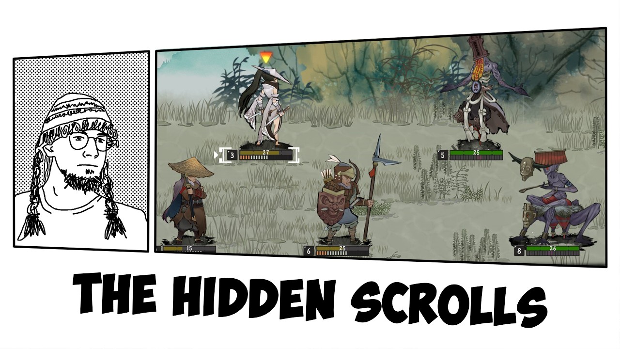 Китайская TBS похожая на Darkest Dungeon | The Hidden Scrolls