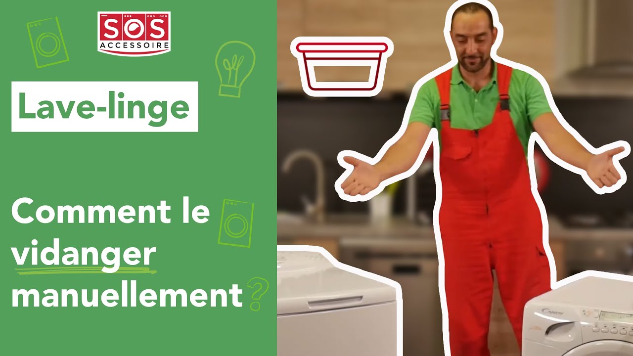 Comment vider l'eau de son lave-linge top et frontal ?