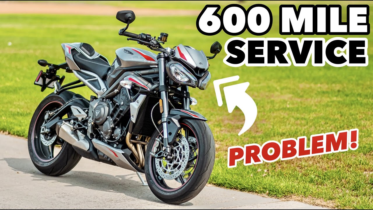 2020 Street Triple RS | First 600 Mile Service Update [Problems!] 😩