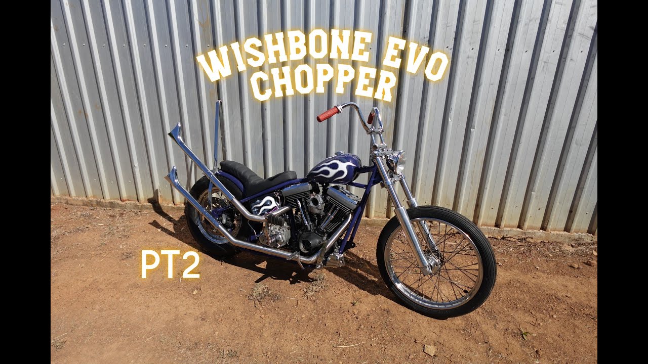 Harley Davidson Wishbone Evo Chopper Build Part 2